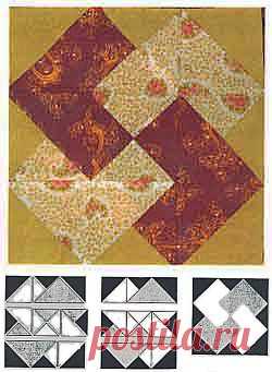 Озорные лоскутки - сайт о Kroykirе и лоскутному шитью - «Карточный фокус»(рис.1)