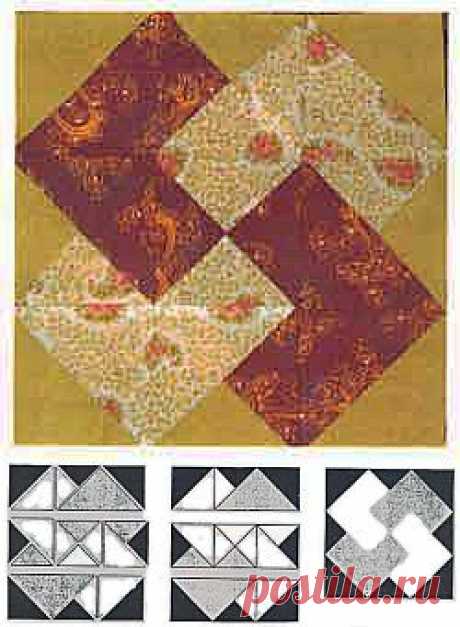 Озорные лоскутки - сайт о Kroykirе и лоскутному шитью - «Карточный фокус»(рис.1)