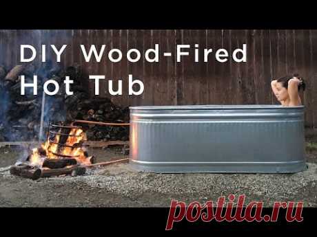 DIY Wood Fired Hot Tub