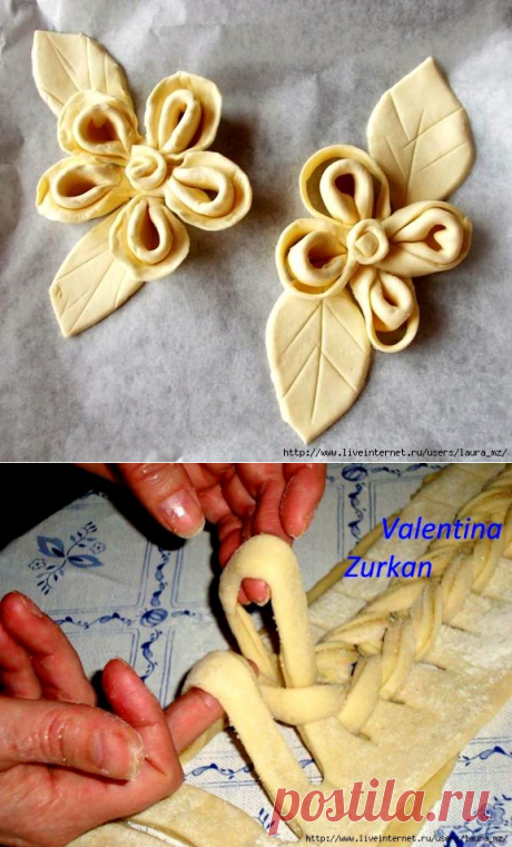 Учимся делать красивые пирожки и булочки