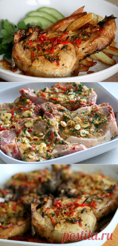 Свиные отбивные в “сумасшедшем” маринаде;)) | Вкусные рецепты