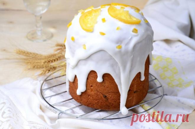 Вкуснейшая глазурь для куличей: не трескается, не липнет, не крошится