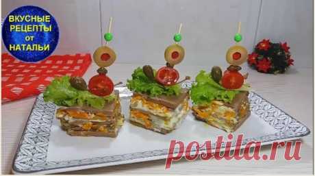 Печеночный Торт – Закуска на праздничный стол.Рецепт без выпечки блинов на сковороде. Сегодня  у меня очень легкий и быстрый рецепт вкусного,сытного печеночного торта без выпечки коржей на сковороде.Эта закуска займет достойное место на вашем праздничном столе.ИНГРЕДИЕНТЫ:Свиная печень – 300 грМука – 90 грМолоко – 100 млЯйцо – 1 штРастительное масло – 1 ст.л.СольПерецДля...