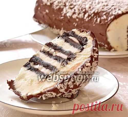 Торт из шоколадного печенья
