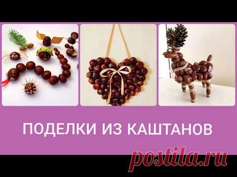 ПОДЕЛКИ ИЗ КАШТАНОВ