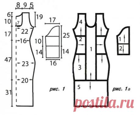 Выкройка простого платья