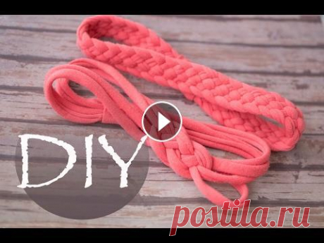 Повязка на голову из старой ненужной майки / DIY Tsvoric Размещение моих видео только с ссылкой на ютюб с указанием автора Tsvoric (ЦВОРИК) и автором музыки. Music by Key.peter: Instagram: @peterev E-mail: k...