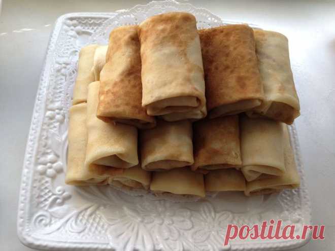 Блины с капустно-мясной начинкой - Простые рецепты Овкусе.ру
