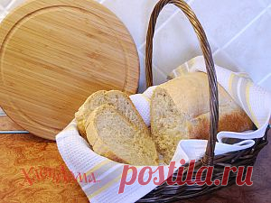 Рецепт для приготовления хлеба Чиабатта в хлебопечке - ХлебДома.ру