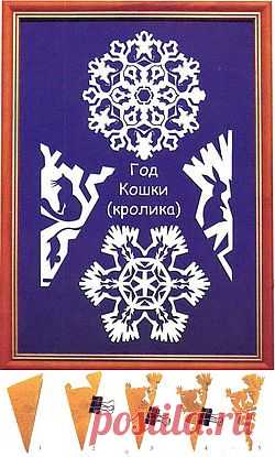 Снежинки (символы восточного гороскопа)