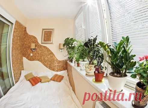 Спальня на балконе