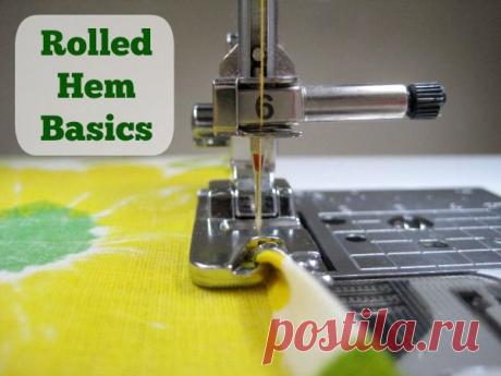 Rolled hem трюк - Андреа s Notebook