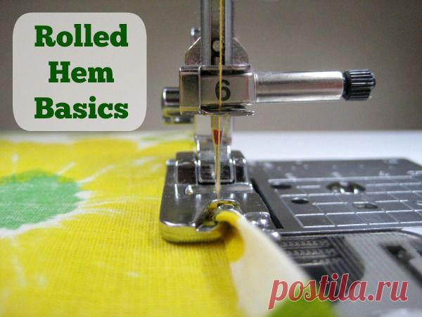 Rolled hem трюк - Андреа s Notebook