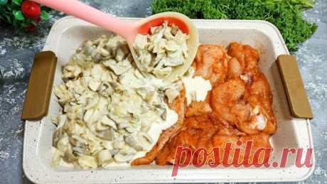 Просто потрясающий рецепт с куриной грудкой! Удачный рецепт!