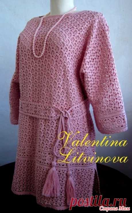 Туника для пышечек (для не модельных дам). - Вязание - Страна Мам
