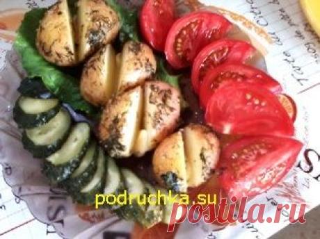Запеченный молодой картофель. Очень вкусно! | любимые блюда