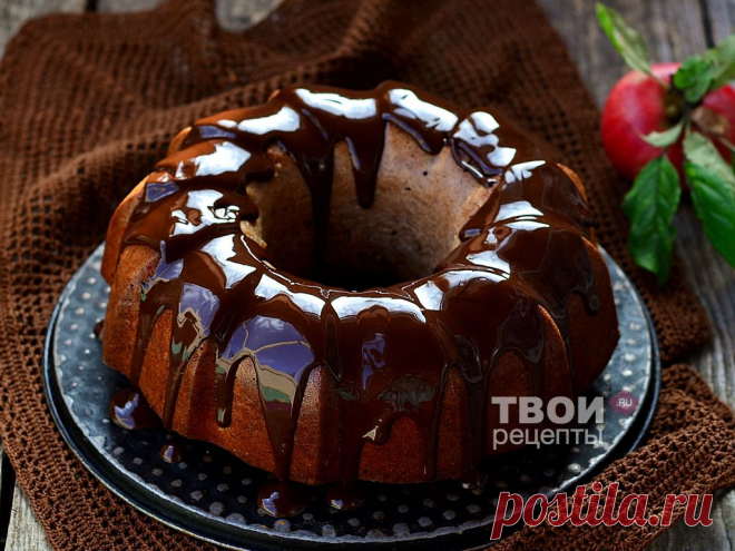 Кекс с яблоками