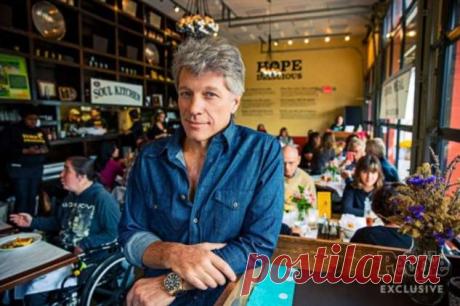 Джон Бон Джови открыл два ресторана для бедных, где не нужно платить за еду | Люблю Себя