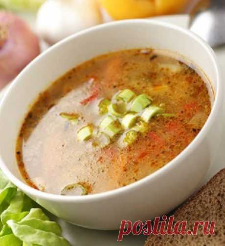 Рецепты русской кухни — крестьянский суп с крупой