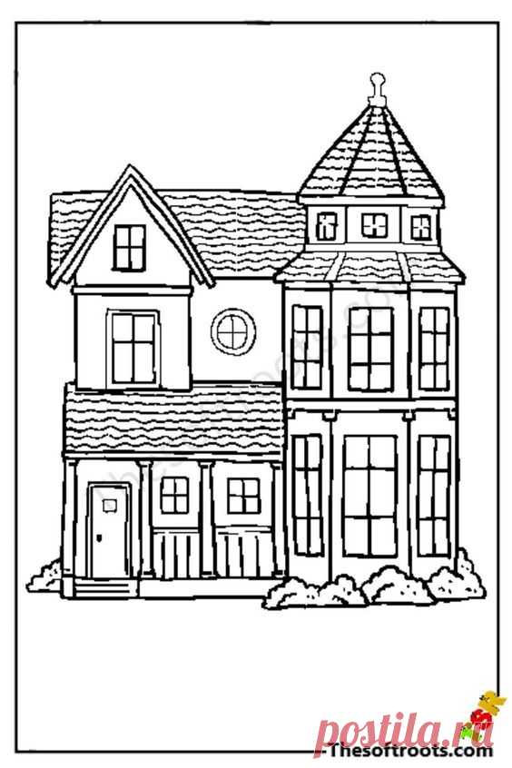 Classics house drawing | Simple kids house | house ideas In this tutorial
