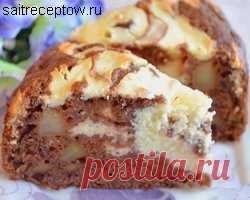 Пирог с яблоками и творогом | Сайт рецептов