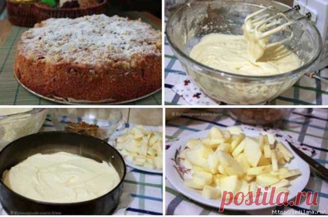 Обалденный яблочный пирог «Домашний»