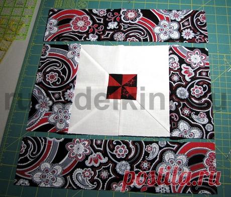 Узор "Звезда" и "Вертушка" для квилтинга. Мастер-класс. Часть 2.