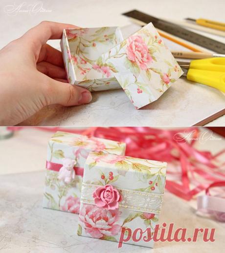 master_klass: Изготовление и декор упаковки за 10 минут! Или как сделать красивые коробочки)