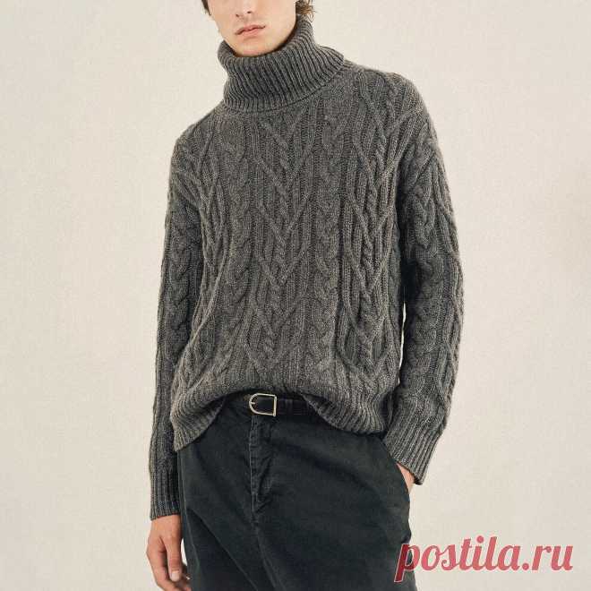 Мужской джемпер от Нили Лотан (схема узора)