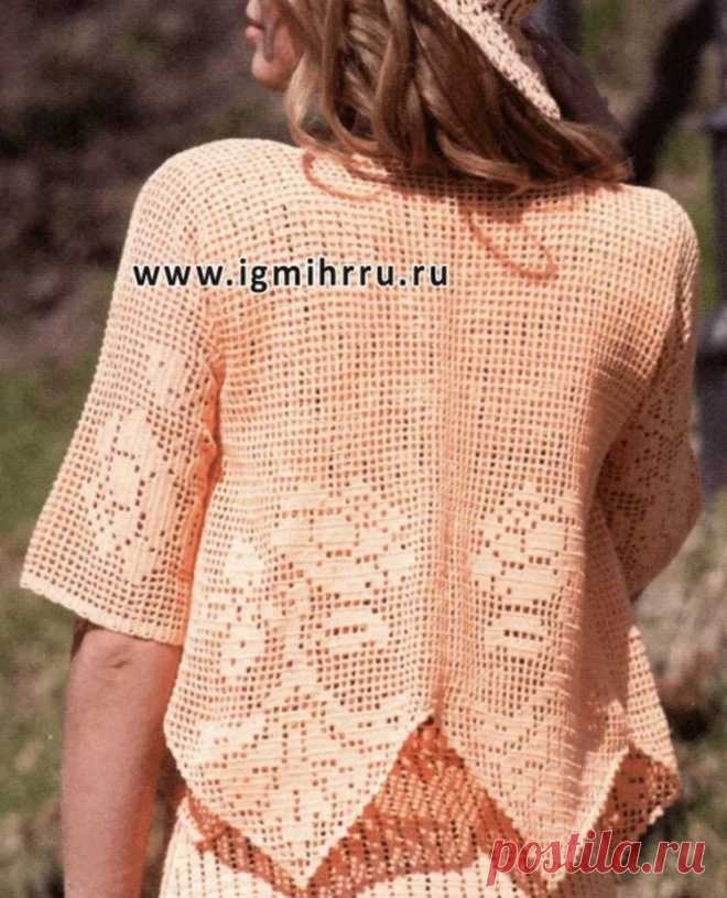 10 идей вязаных летних топиков в розово-персиковых тонах | Ольга Силинская, свяжу НАСТРОЕНИЕ | Дзен
