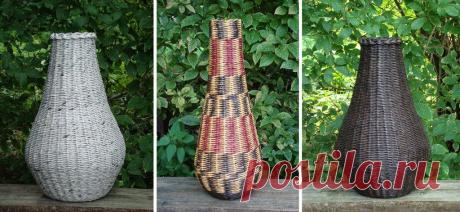 Плетение из газет! Полная имитация лозы от Ольги Яшиной! | Мой мир в фотографиях