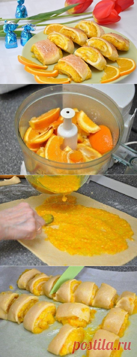 Простой рецепт самого вкусного апельсинового печенья.