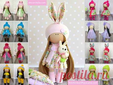 Bunny Art Doll Baby Gift Doll Cloth Soft Doll Tilda Rag | Etsy Hello, dear visitors!  This is handmade cloth doll created by Master Olga G (Vinnitsa, Ukraine). Doll is made by Order. Order processing time is 7-21 days.  All dolls stated on the photo are mady by artist Olga G. You can find them in our shop searching by artist name. Here are all dolls of artist