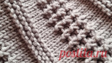 Рельефный, секционный узор спицами.❤️🧶 | Asha. Вязание, дизайн и романтика в фотографиях.🌶 | Дзен