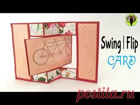 Swinging Photo Card | Flip Card | Greeting Card" - DIY | Handmade