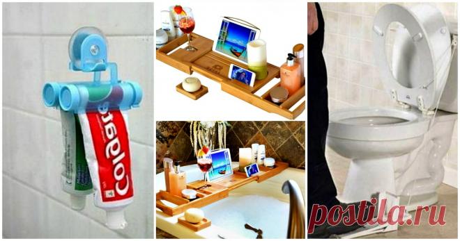 18 удобных штуковин для ванной, которые сделают рутинные процедуры гораздо комфортнее  Ванная комната должна быть особым местом, где можно не только смыть стресс после трудового дня, но и понежиться в теплой водичке с пеной. В этом обзоре мы собрали 18 крутых гаджетов, которые сделать пребывание в ванной и все сопутствующие процедуры приятными и комфортными.