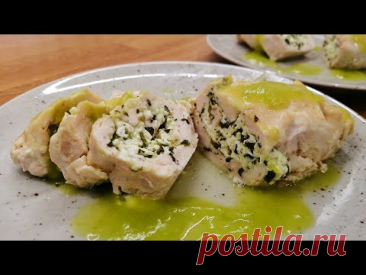 КУРИНАЯ  ГРУДКА  ФАРШИРОВАННАЯ