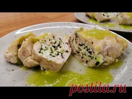 КУРИНАЯ  ГРУДКА  ФАРШИРОВАННАЯ