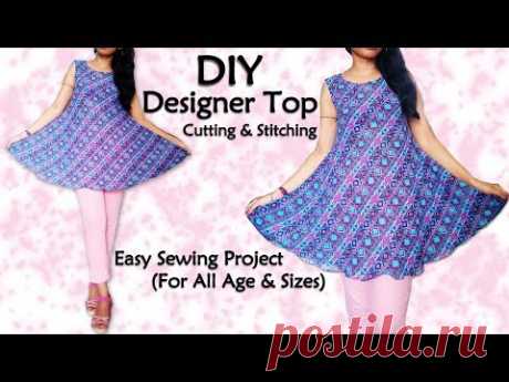 Diy Designer Top Cutting & Stitching | Sewing for Beginners