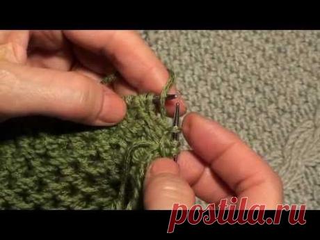 ▶ Как закрыть петли проймы с помощью полого шнура (I-CORD). Окончание - YouTube
