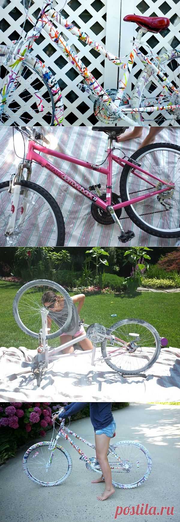Красим велосипед / Авто Мото Вело / Модный сайт о стильной переделке одежды и интерьера