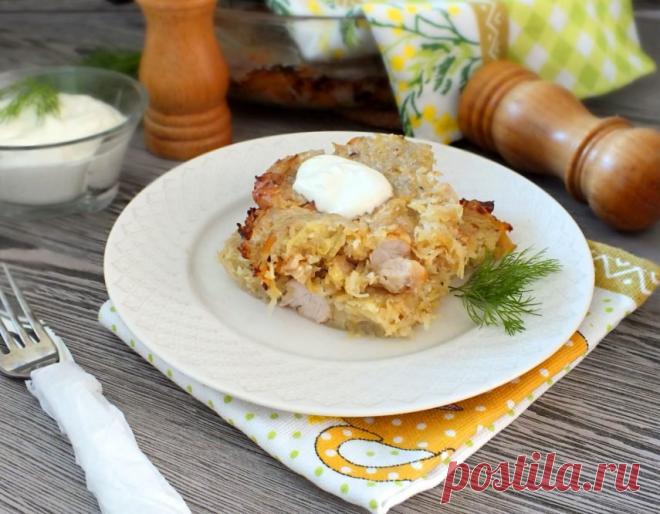 ​Картофельная бабка с курицей Ингредиенты:
Картофель — 5 шт.Курица, филе — 250 г Лук репчатый — 1 шт. Сметана в бабку — 2 ст. л.
Сметана — для смазывания
Масло сливочное — 1 ст. л. Масло растительное — 4 ст. л. Мука пшеничная — 2 ст. л.
Мука...