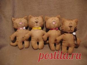 Кофейные коты Выкройки и МК