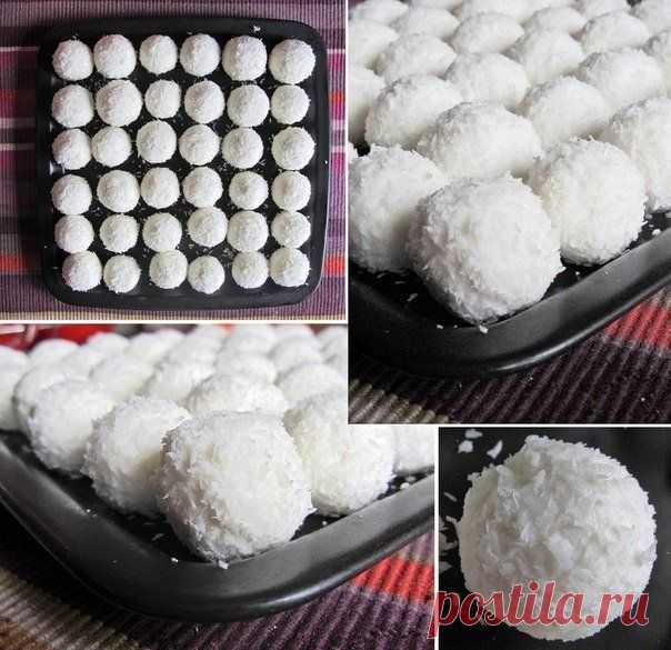 Вкусняшки: Рафаэлло из творога