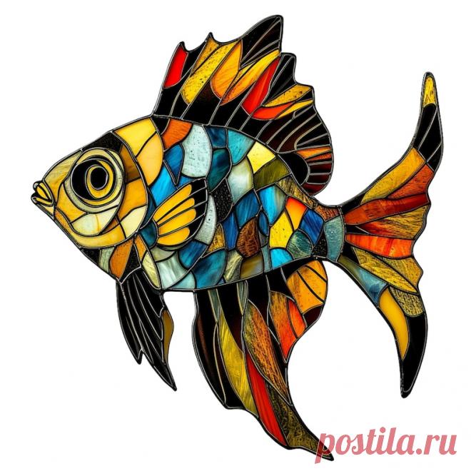 Calcomanía adhesiva para ventana con vidriera de pez cardenal de Banggai, no requiere adhesivo, regalo reutilizable para ella y su hogar - Etsy Chile