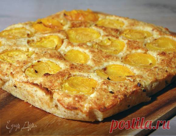 Миндально-творожный пирог с абрикосами | Официальный сайт кулинарных рецептов Юлии Высоцкой