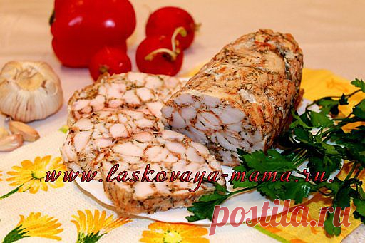 Куриная колбаса по-домашнему | Любимые рецепты