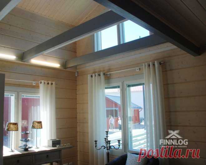 Проект одноэтажного деревянного дома Argos 98.3 m² | Finnlog | Finnlog