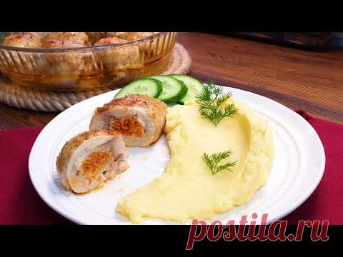 КУРИНЫЕ РУЛЕТИКИ ДЛЯ ПРАЗДНИЧНОГО СТОЛА. CHICKEN ROLLS FOR HOLIDAY TABLE.