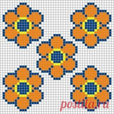 (13) Gallery.ru / Foto #24 - Jacquard. Flores y plantas. - git-ta